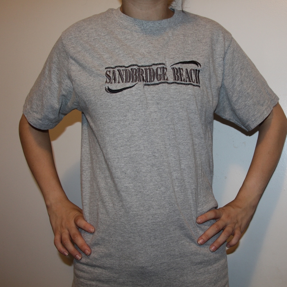 Womens Grey Sandbridge Beach Tee